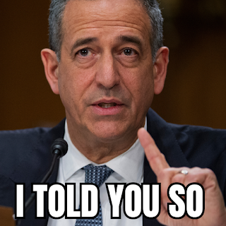 meme of Russ Feingold saying "I told you so" having cast the single dissenting vote in the Senate for the USA Patriot Act.