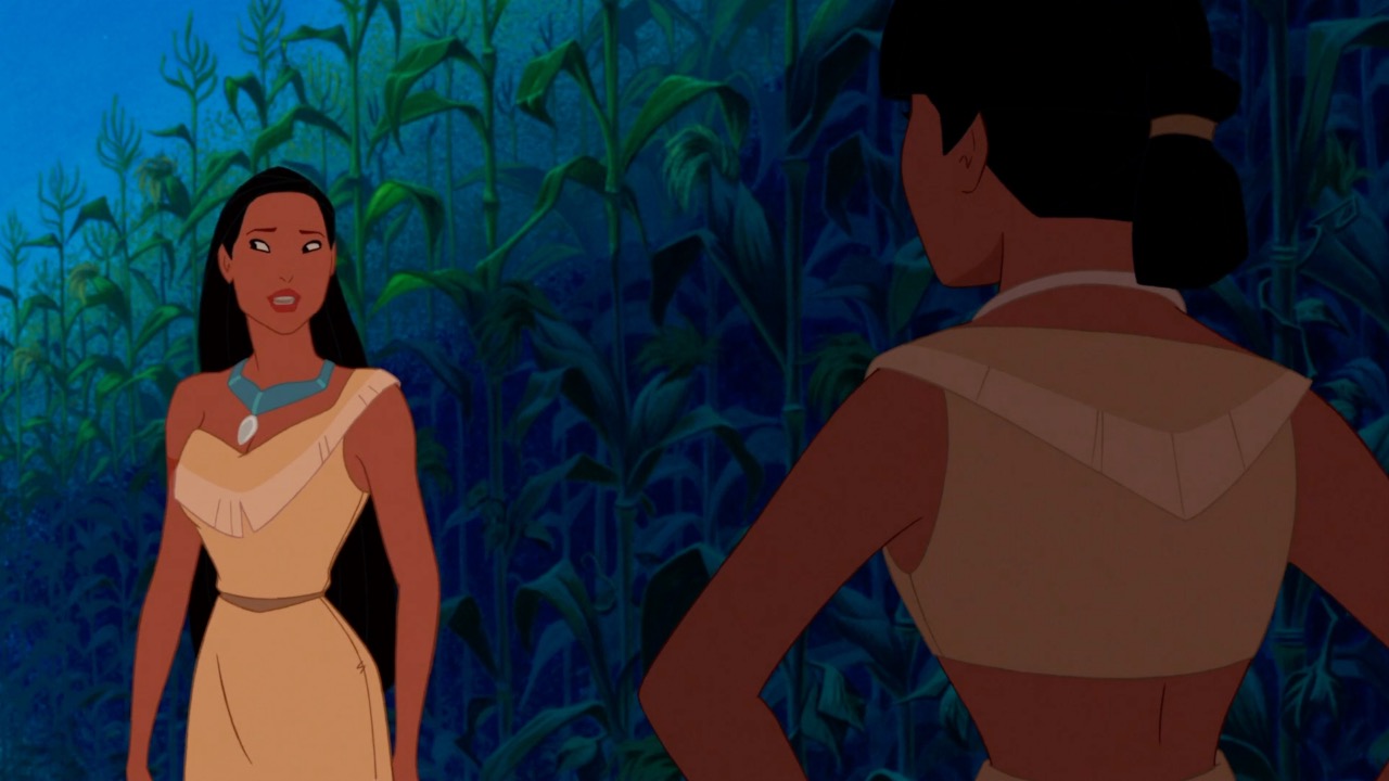 Pocahontas looking confused