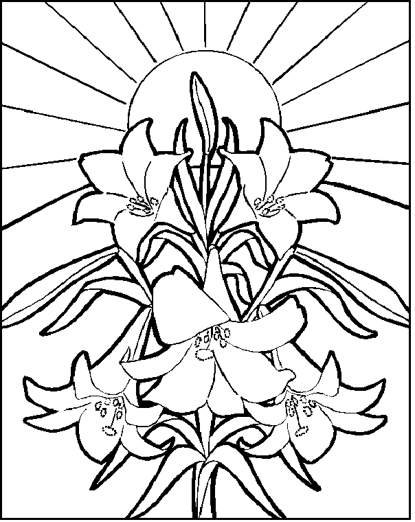 Download EASTER COLOURING: RELIGIOUS EASTER COLOURING PAGES