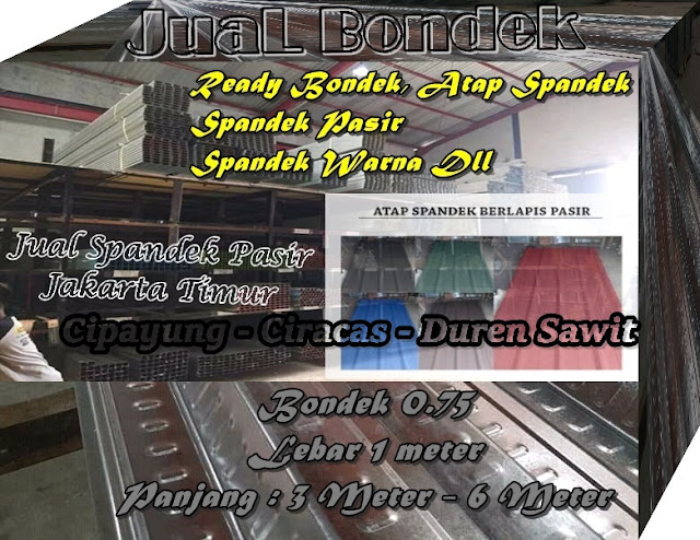 HARGA SPANDEK PASIR JAKARTA TIMUR MURAH PER METER