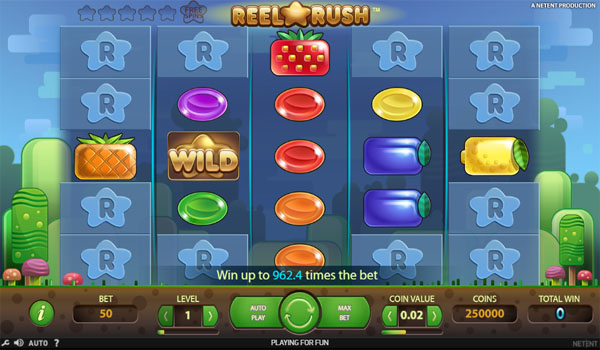 Main Gratis Slot Indonesia - Reel Rush NetEnt