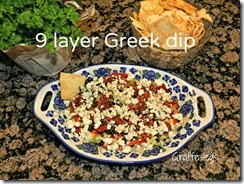 9 layer greek dip