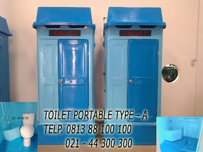 toilet portabel fiberglass, flexible toilet fibreglass, ipal biotech, stp