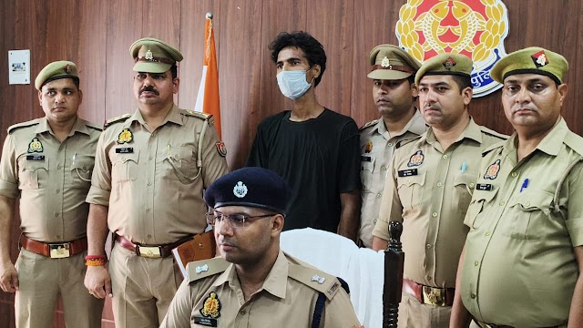 पुलिस अभिरक्षा से फरार 50 हजारी ईनामी बदमाश मुसाहिब उर्फ लम्बो गिरफ्तार