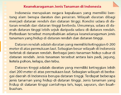 keanekaragaman jenis tanaman di Indonesia