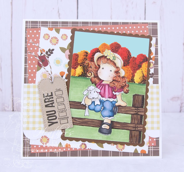 Heather's Hobbie Haven - Tilda with Stuffed Animal Card Kit