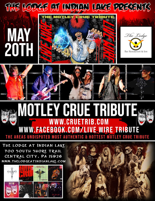Live Wire - The Motley Crue Tribute Trafford Tickets, CLUB 80's Bar & Grill  Nov 04, 2023