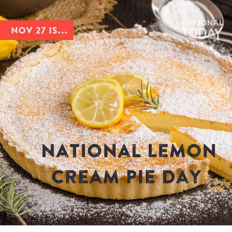 National Lemon Cream Pie Day Wishes for Whatsapp