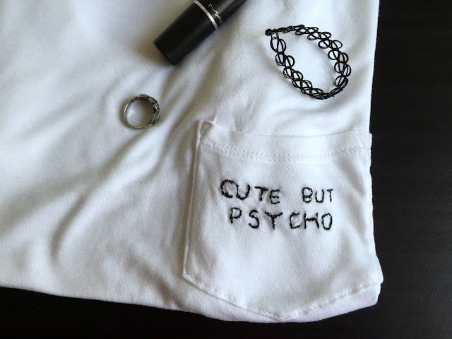 cute but psycho diy t shirt