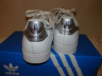 adidas superstar II - white with silver