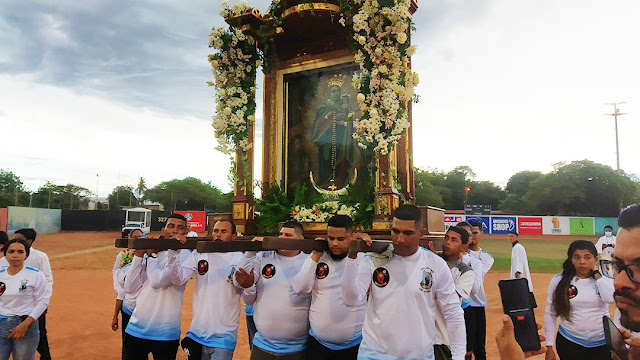 LA VIRGEN MORENA YA SE ENCUENTRA ENTRE LOS CAROREÑOS