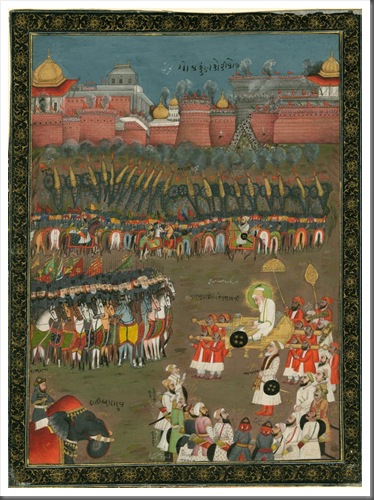 Aurangzeb at the Siege of Golconda (©Anne S. K. Brown Military Collection, Brown University Library)