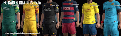 FC Barcelona kits 2015-2016 volume 2