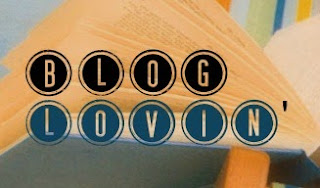 Book-themed Bloglovin Button