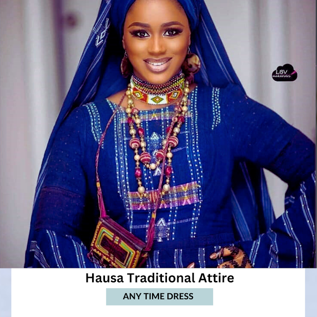 Hausa Traditional Attire - Anytime dress