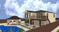 Under Construction San Pablo Duplex House with Large Pool on Canal!