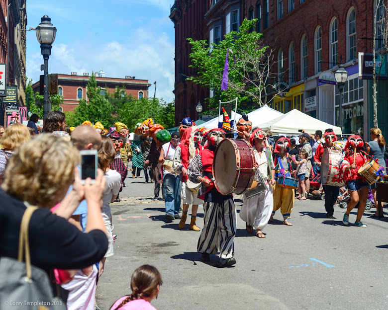 Old Port Festival Parade. Summer 2013. Portland, Maine. Photo by Corey Templeton.