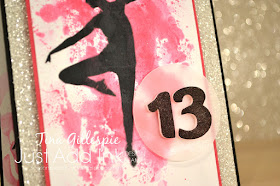 scissorspapercard, Stampin' Up!, Just Add Ink, Picture Perfect Birthday, Glimmer Paper, Smooshing