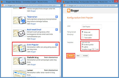 Cara Membuat Entri Populer Dengan Efek Slide Pada Blog