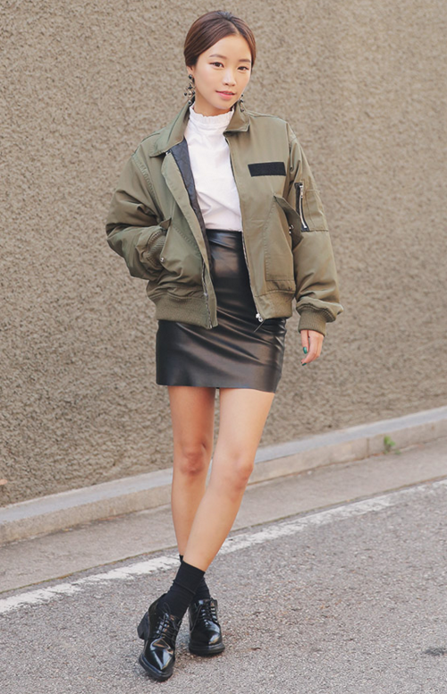 Lined Bomber Jacket