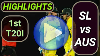 SL vs AUS 1st T20I