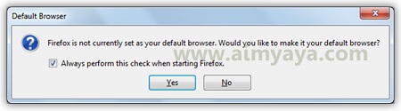 Bila kita mempunyai browser internet lebih dari satu terkadang kita dihadapkan pada persoalan Cara Membuat Mozilla Firefox Menjadi Default Browser 