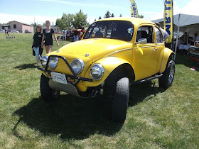 Front 3/4 view of 1960s Baja Bug