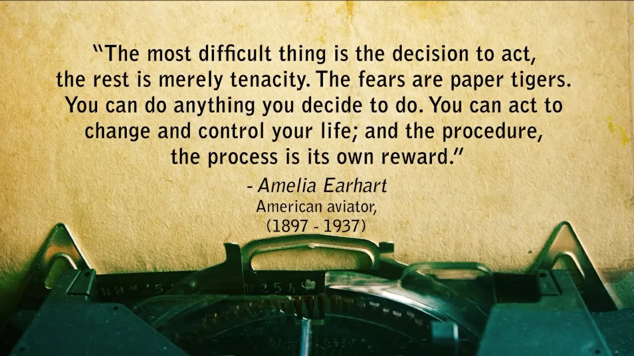 Best Quotes all the time Amelia Earhart American aviator