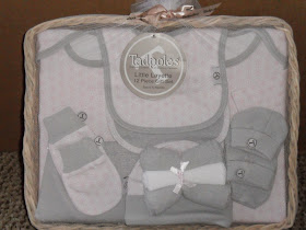 Tadpoles Layette Gift Sets. Review (Blu me away or Pink of me Event)