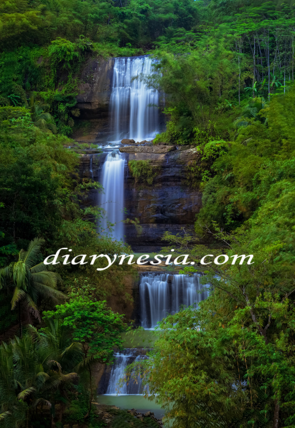 curug nangga tourism, banyumas tourism, central java tourism, diarynesia