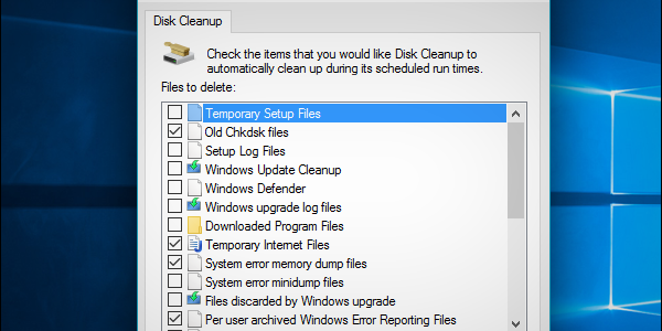 كيفية إظهار الخيارات المخفية في اداة Disk Cleanup لتنظيف الويندوز