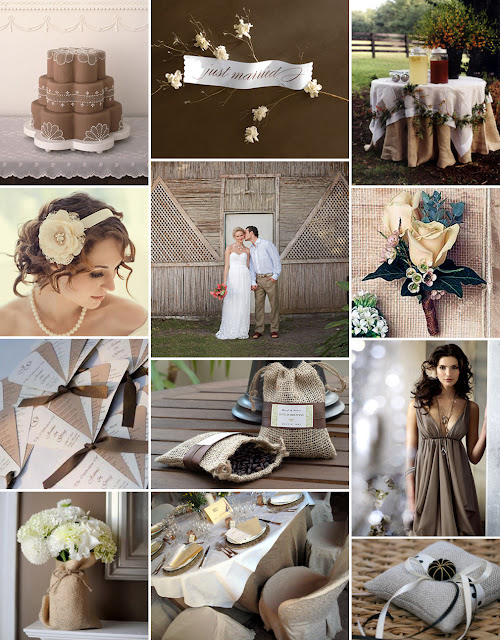 Burlap Wedding Decoration Ideas