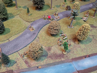 The Australians attack west of the bridge