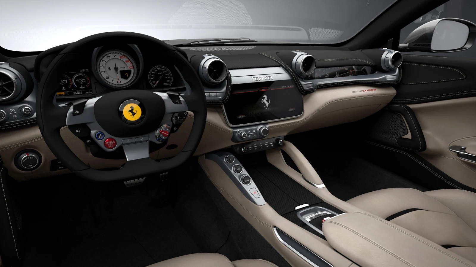 Vettel đích thân lái Ferrari GTC4 Lusso 2017 ra mắt