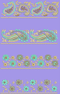  the normal range computer embroidery design for lace work with attractive paisley shape.