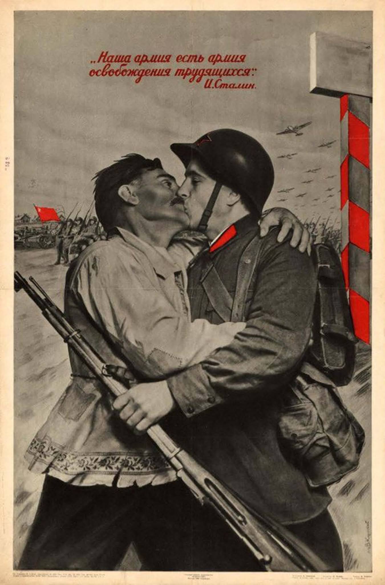 The unintentionally homoerotic Chinese-Soviet communist propaganda posters,  1950-1960 - Rare Historical Photos