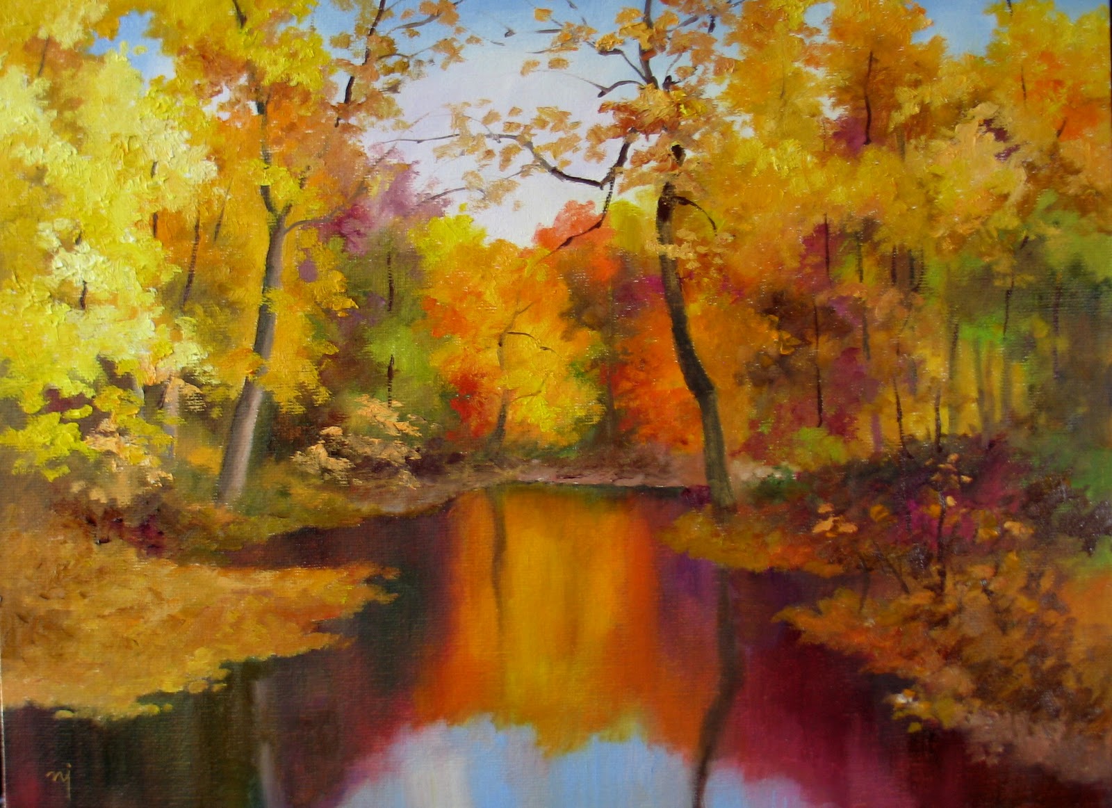 Autumn Landscape Oil Paintings