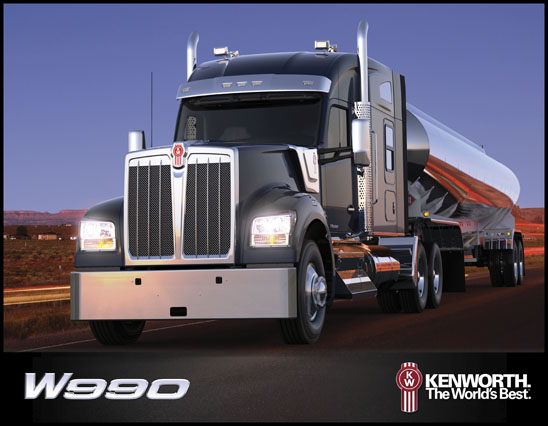 Cover of the 2019 Kenworth W990 Brochure