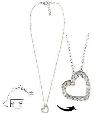 Forever 21 Gold Heart Outline