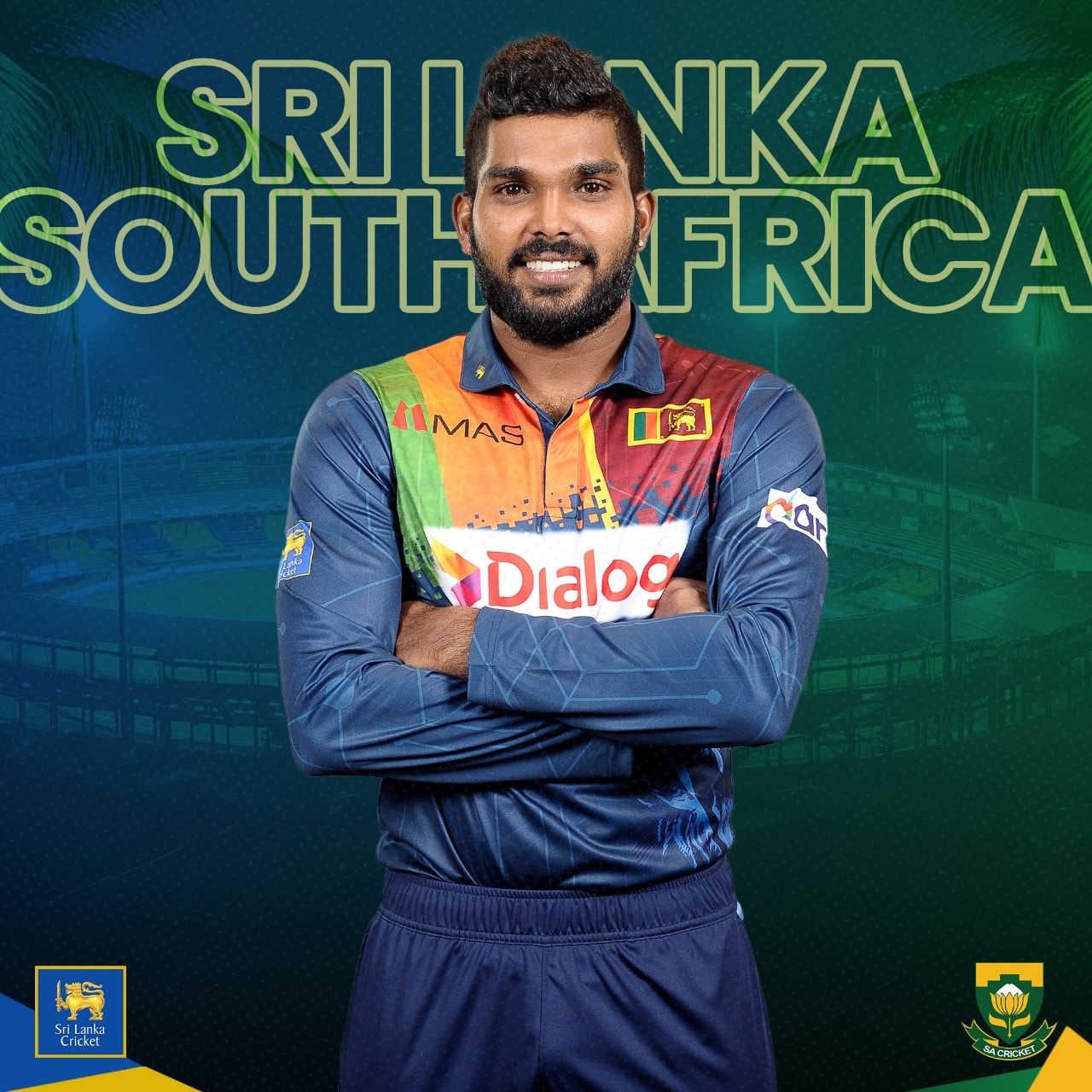 Here's Srilankan squad for the T20I series vs south Africa