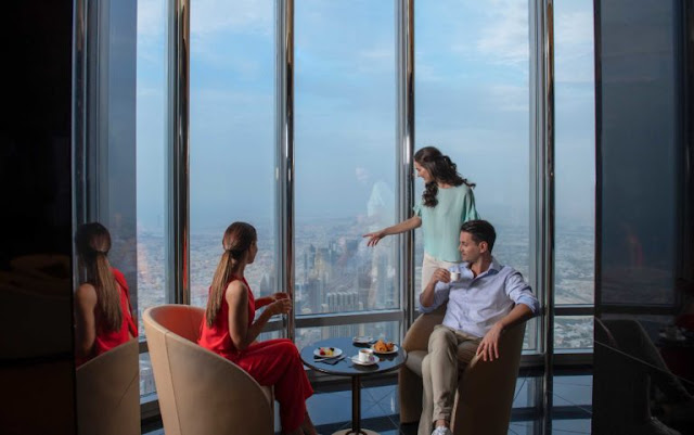 High tea at Burj Khakifa