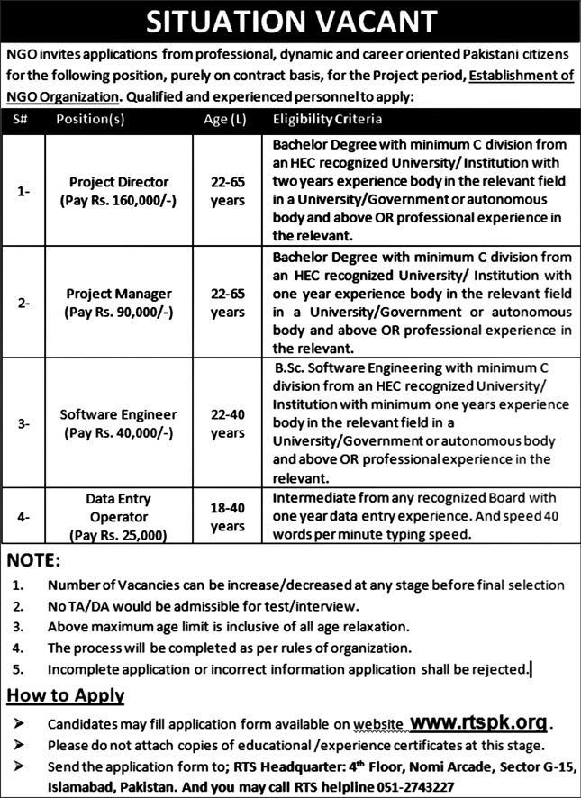 All Latest NGO Jobs | NGO Jobs in Pakistan 2021.