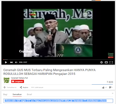 Cara Memasang Yotube di Blog dengan Mudah