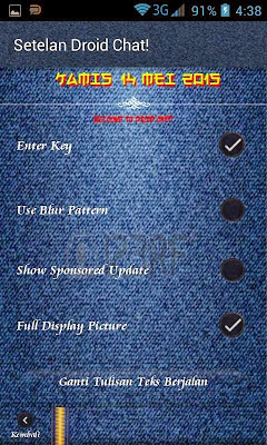 Download Aplikasi BBM v2 Blue Jeans Theme Untuk Android