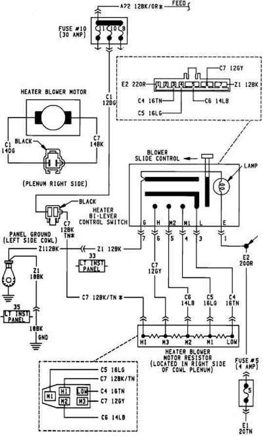 diagram 2004 dodge dakota blower wiring diagram full