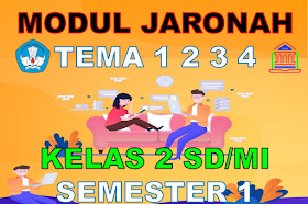 Modul BDR/PJJ/Online Kelas 2 SD/MI Tema 1 2 3 4 Semester 1 Kurikulum 2013