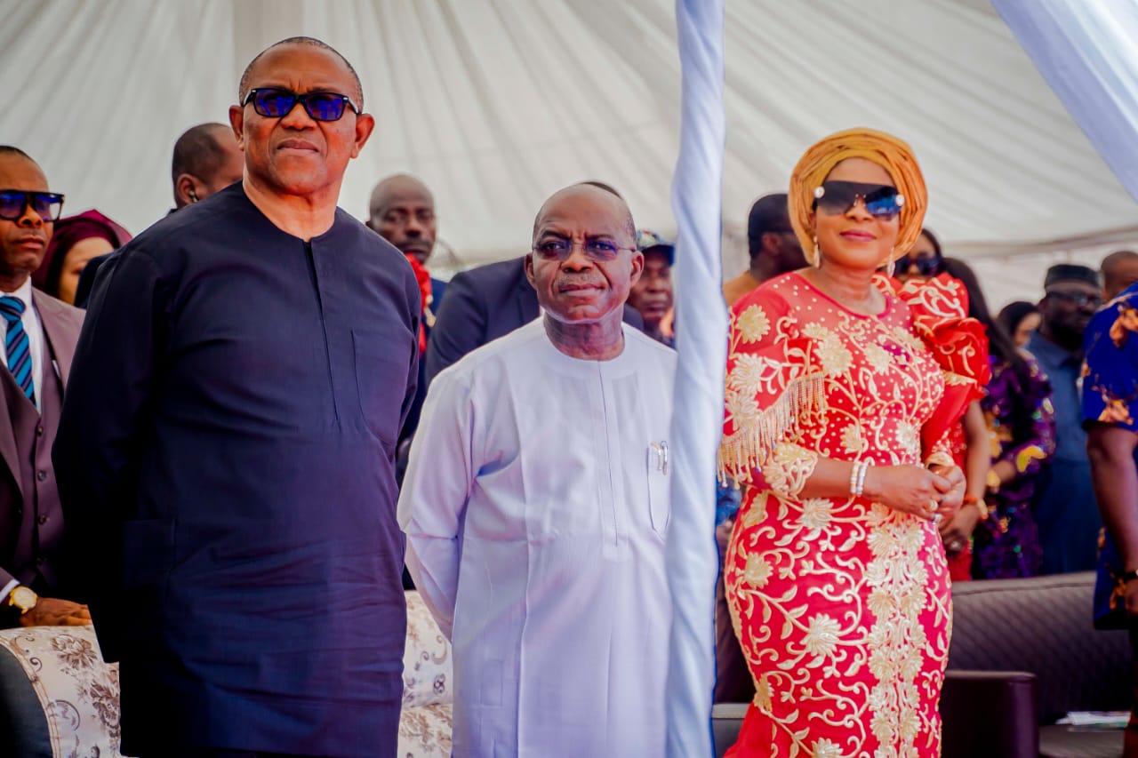 2023 Presidential candidate of the Labour Party (LP), Peter Obi, at the Thanksgiving Service of Governor of Abia State, Dr. Alex Otti on Sunday 4 June, 2023 in Abia State