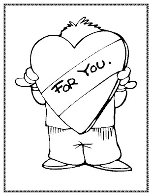 coloring pages of hearts with roses. Valentines Coloring Pages