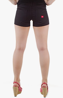 dickies shorts for girls black