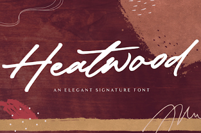 Heatwood Fonts